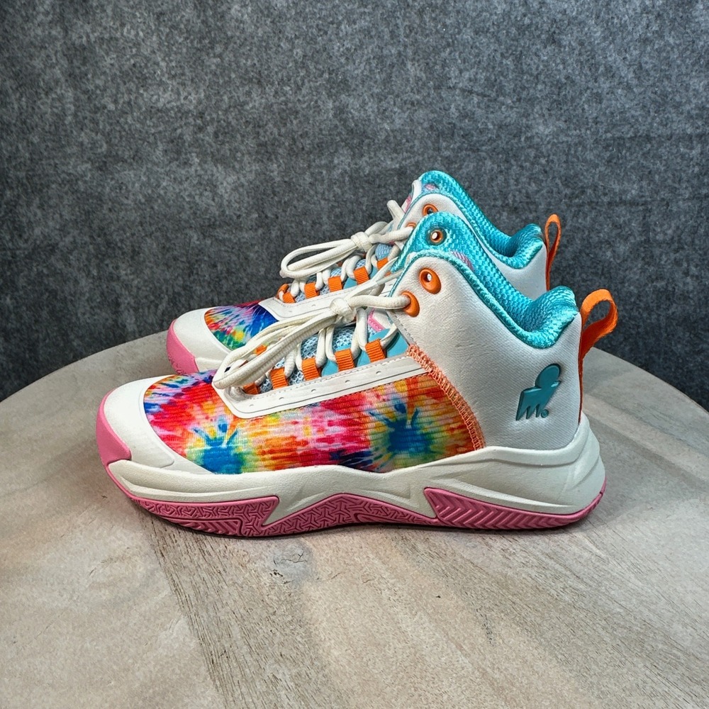 Moolah Kids' Grade School Press Break V2 Basketball Shoes Youth Size 6.5 Rainbow - Picture 6 of 12